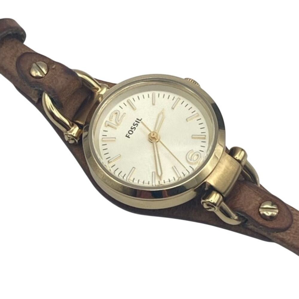 Fossil Georgia Mini ES3264 Women's Watch 26mm - New Battery - Adjustable WR 5ATM